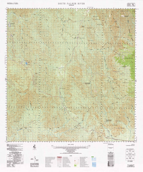 7865 South Palmer River 1:100k Topographic Map