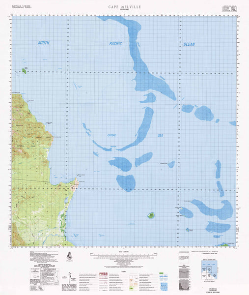 7869 Cape Melville 1:100k Topographic Map