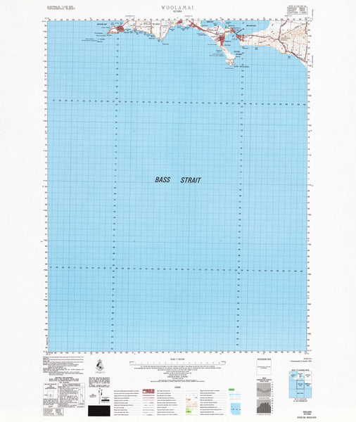 7920 Woolamai 1:100k Topographic Map