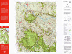 7923 Yea 1:100k Topographic Map