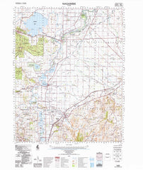 7924 Nagambie 1:100k Topographic Map