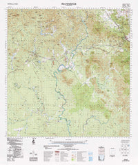 7962 Ravenshoe 1:100k Topographic Map