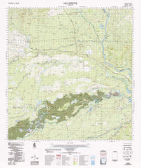 8058 Hillgrove 1:100k Topographic Map