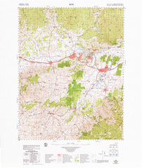 8121 Moe 1:100k Topographic Map