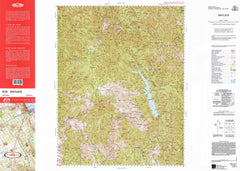 8122 Matlock 1:100k Topographic Map