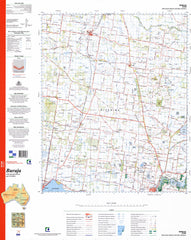 8126 Buraja 1:100k Topographic Map