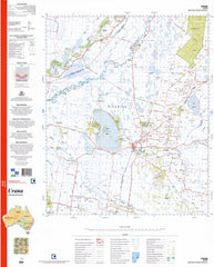 8127 Urana 1:100k Topographic Map