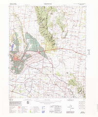 8129 Griffith 1:100k Topographic Map