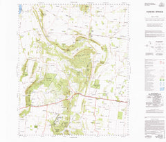 8130 Rankins Springs 1:100k Topographic Map