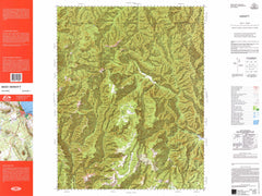 8223 Howitt 1:100k Topographic Map