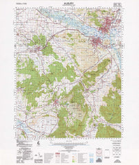 8225 Albury 1:100k Topographic Map