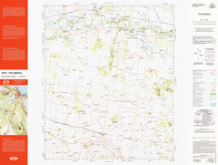 8231 Tullibigeal 1:100k Topographic Map