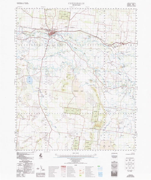 8331 Condobolin 1:100k Topographic Map