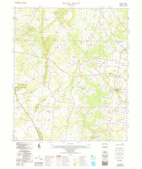 8332 Boona Mount 1:100k Topographic Map