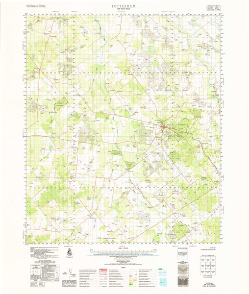 8333 Tottenham 1:100k Topographic Map