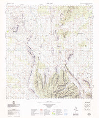 8351 Zig Zag 1:100k Topographic Map