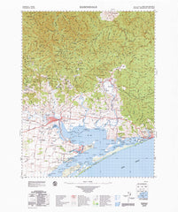 8422 Bairnsdale 1:100k Topographic Map