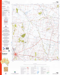 8429 Temora 1:100k Topographic Map