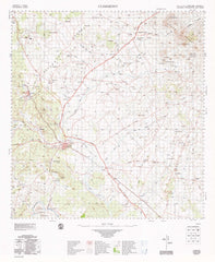 8452 Clermont 1:100k Topographic Map