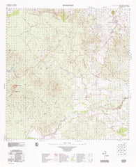 8455 Byerwen 1:100k Topographic Map