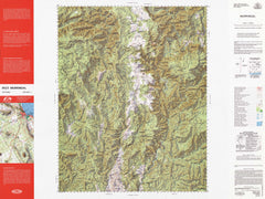 8523 Murrindal 1:100k Topographic Map