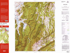 8525 Kosciusko 1:100k Topographic Map