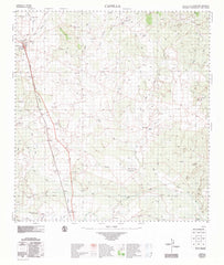 8551 Capella 1:100k Topographic Map