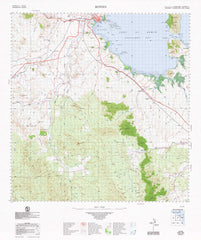 8557 Bowen 1:100k Topographic Map