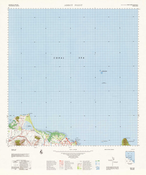 8558 Abbot Point 1:100k Topographic Map