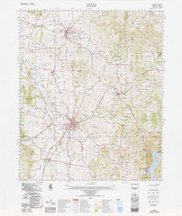 8630 Cowra 1:100k Topographic Map