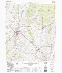 8633 Dubbo 1:100k Topographic Map