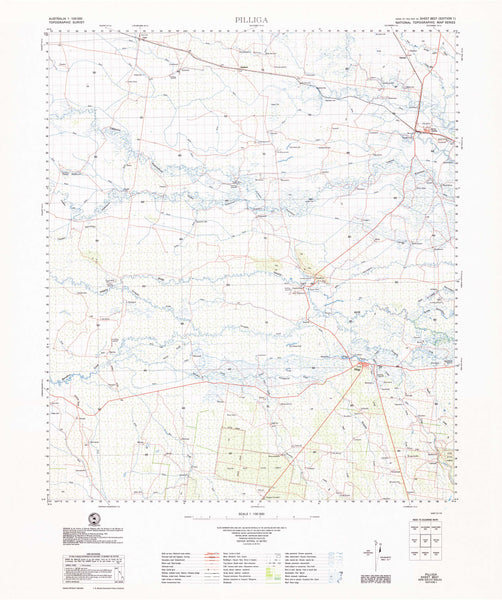 8637 Pilliga 1:100k Topographic Map