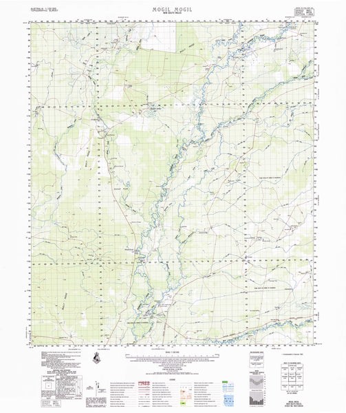 8639 Mogil Mogil 1:100k Topographic Map