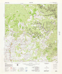 8646 Injune 1:100k Topographic Map