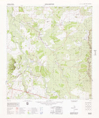 8649 Rolleston 1:100k Topographic Map