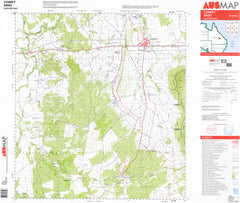 8650 Comet 1:100k Topographic Map