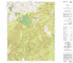 8723 Craigie 1:100k Topographic Map