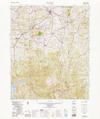 8730 Blayney 1:100k Topographic Map