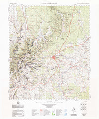 8735 Coonabarabran 1:100k Topographic Map