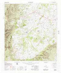 8748 Bauhinia 1:100k Topographic Map