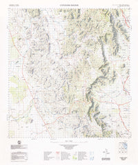 8753 Connors Range 1:100k Topographic Map