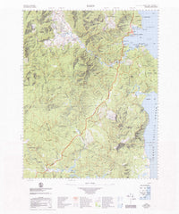 8823 Eden 1:100k Topographic Map