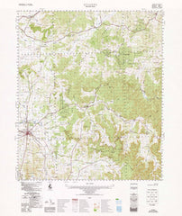 8833 Gulgong 1:100k Topographic Map