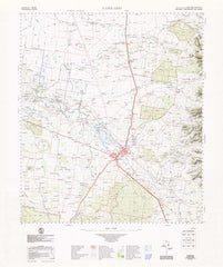 8837 Narrabri 1:100k Topographic Map