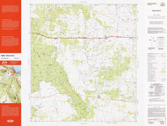 8844 Dulacca 1:100k Topographic Map