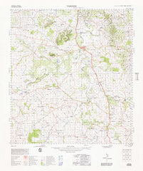 8846 Taroom 1:100k Topographic Map