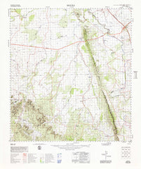 8848 Moura 1:100k Topographic Map