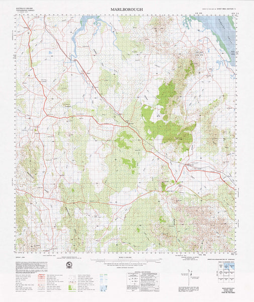 8852 Marlborough 1:100k Topographic Map