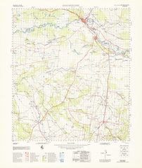 8940 Goondiwindi 1:100k Topographic Map