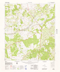 8942 Moonie 1:100k Topographic Map